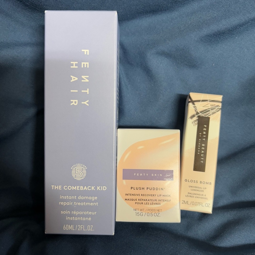 Fenty Beauty Set: Hair, Skin, and Makeup